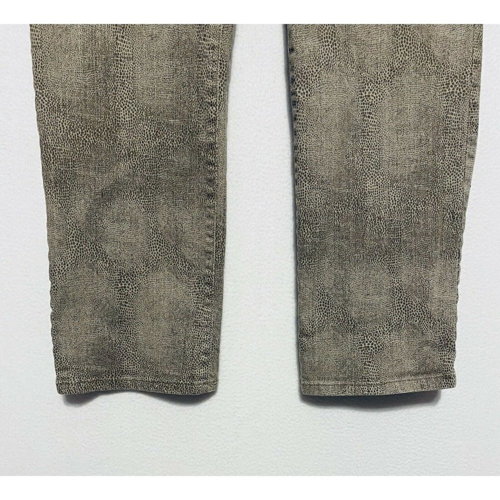 Chico's Olive Brown Slim Straight Jeans - Picture 3 of 7